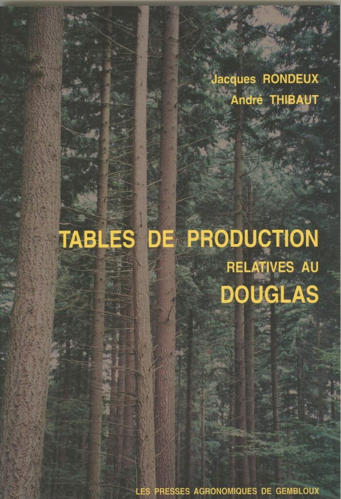Tables de production relatives au Douglas